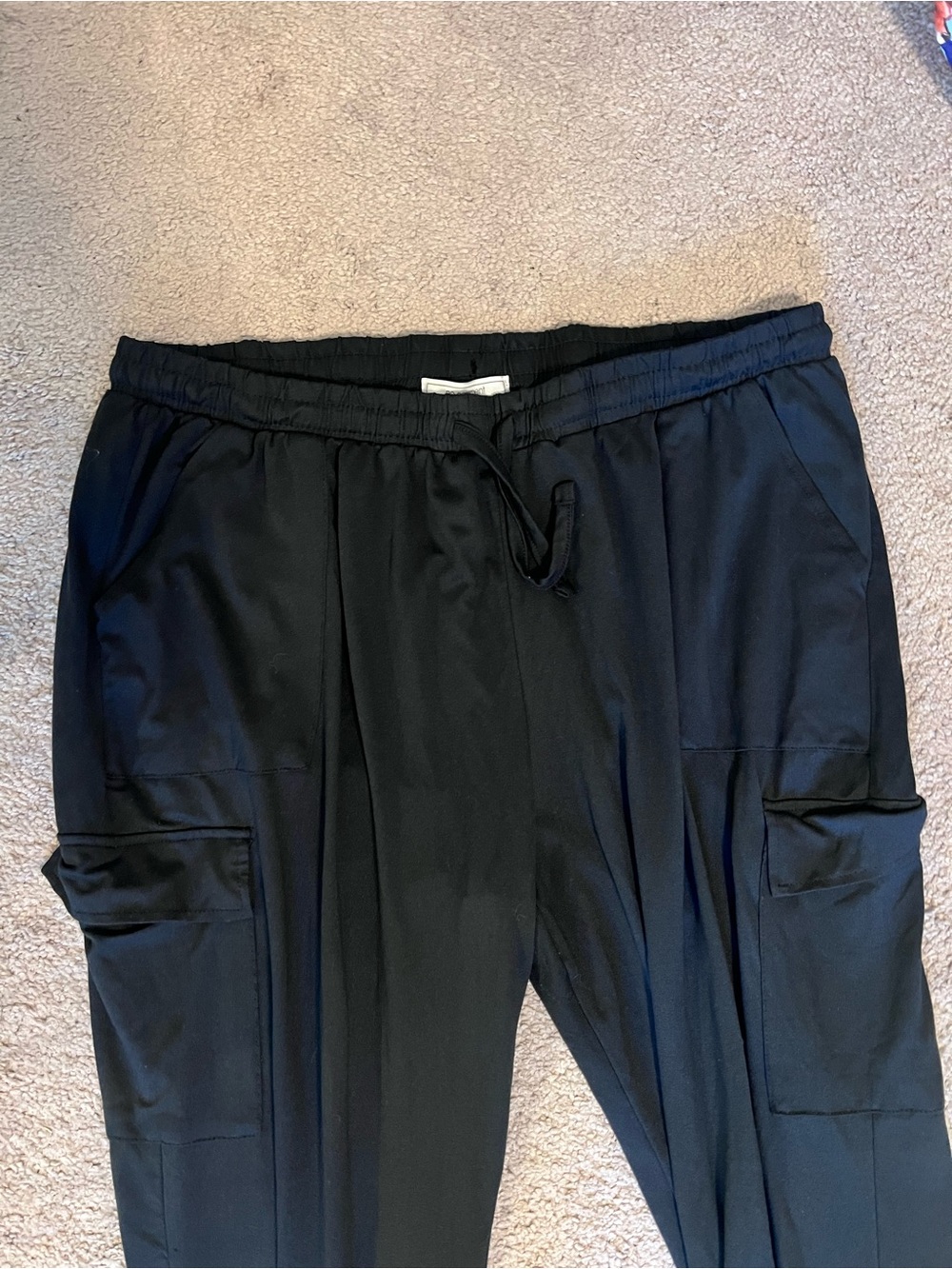 Black Cargo Jogger Pants - Picture 2 of 5